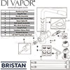 Bristan Manhattan Easyfit Sink Mixer Tap Spare